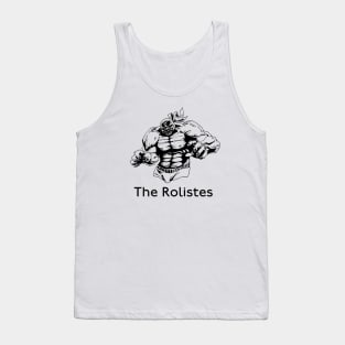 The Rolistes Podcast (Luchador B&W) T-Shirt Tank Top